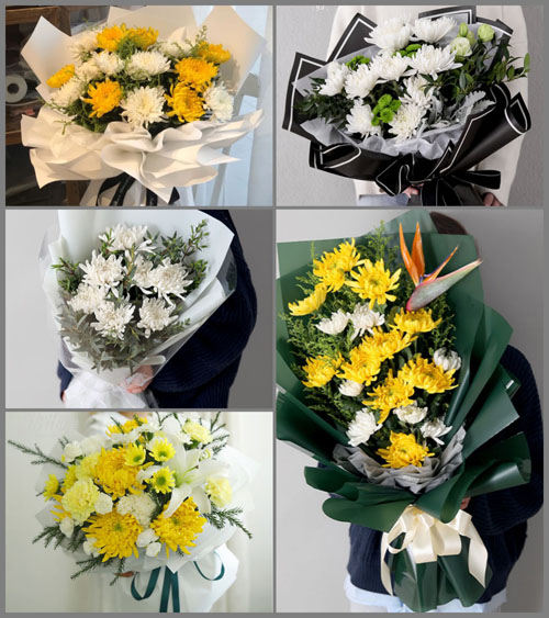 四川自贡荣县正紫镇白事花束代送